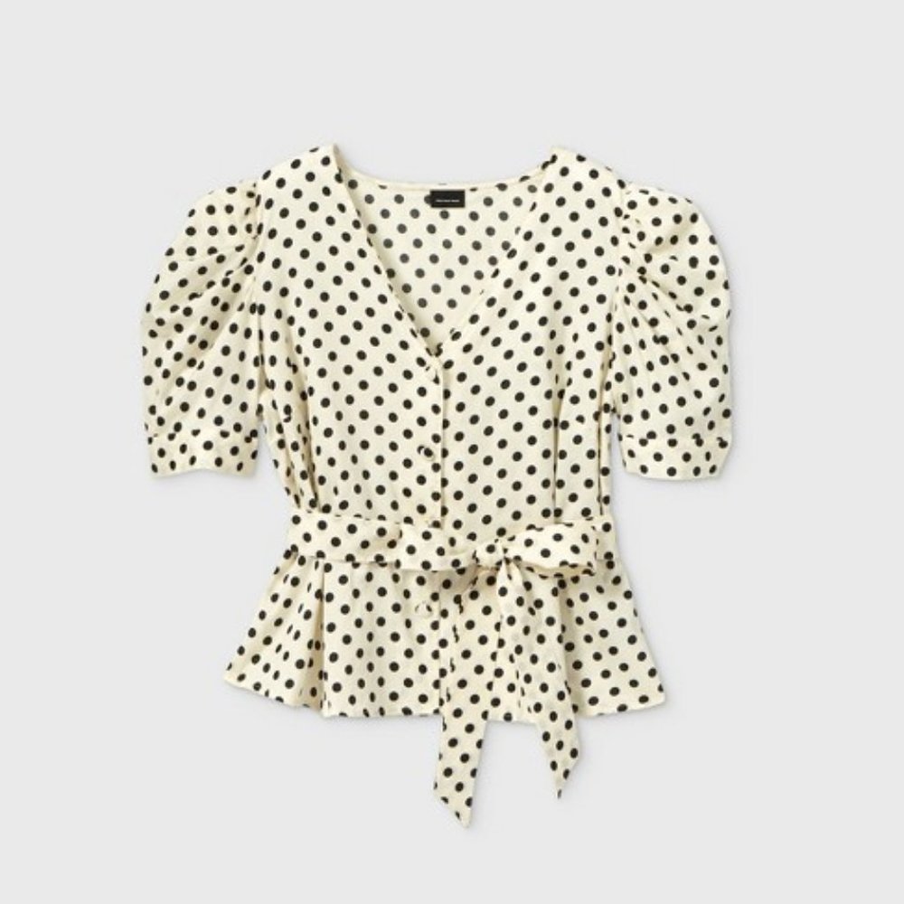 Puff Short Sleeve Blouse - Who What Wear 2X NWT